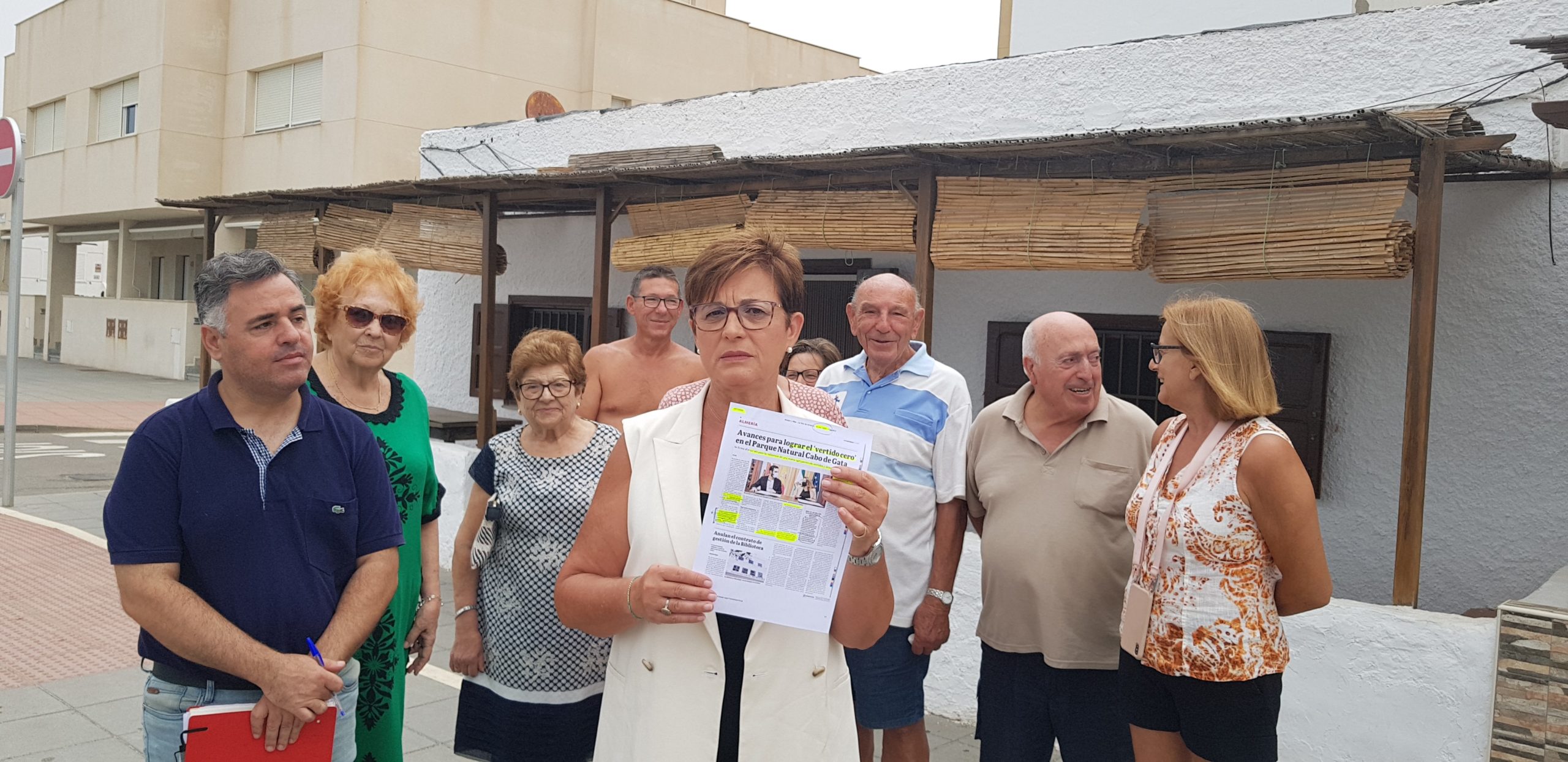 ALMERÍA. El PSOE denuncia el retraso de las obras de depuración de aguas en La Almadraba, Cabo de Gata y Fabriquilla