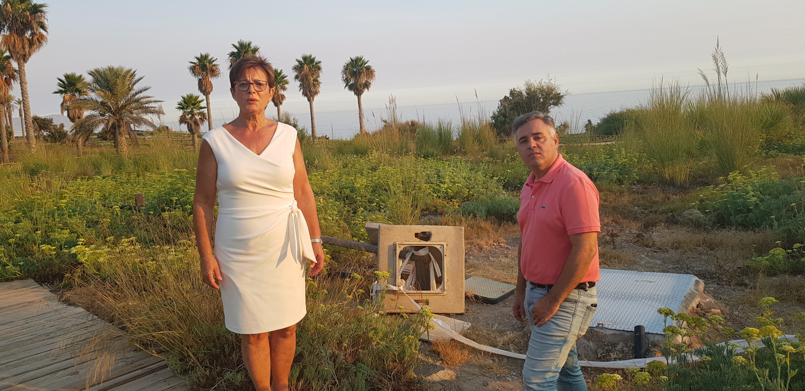 ALMERÍA. El PSOE vuelve a denunciar el estado lamentable de la zona turística de El Toyo