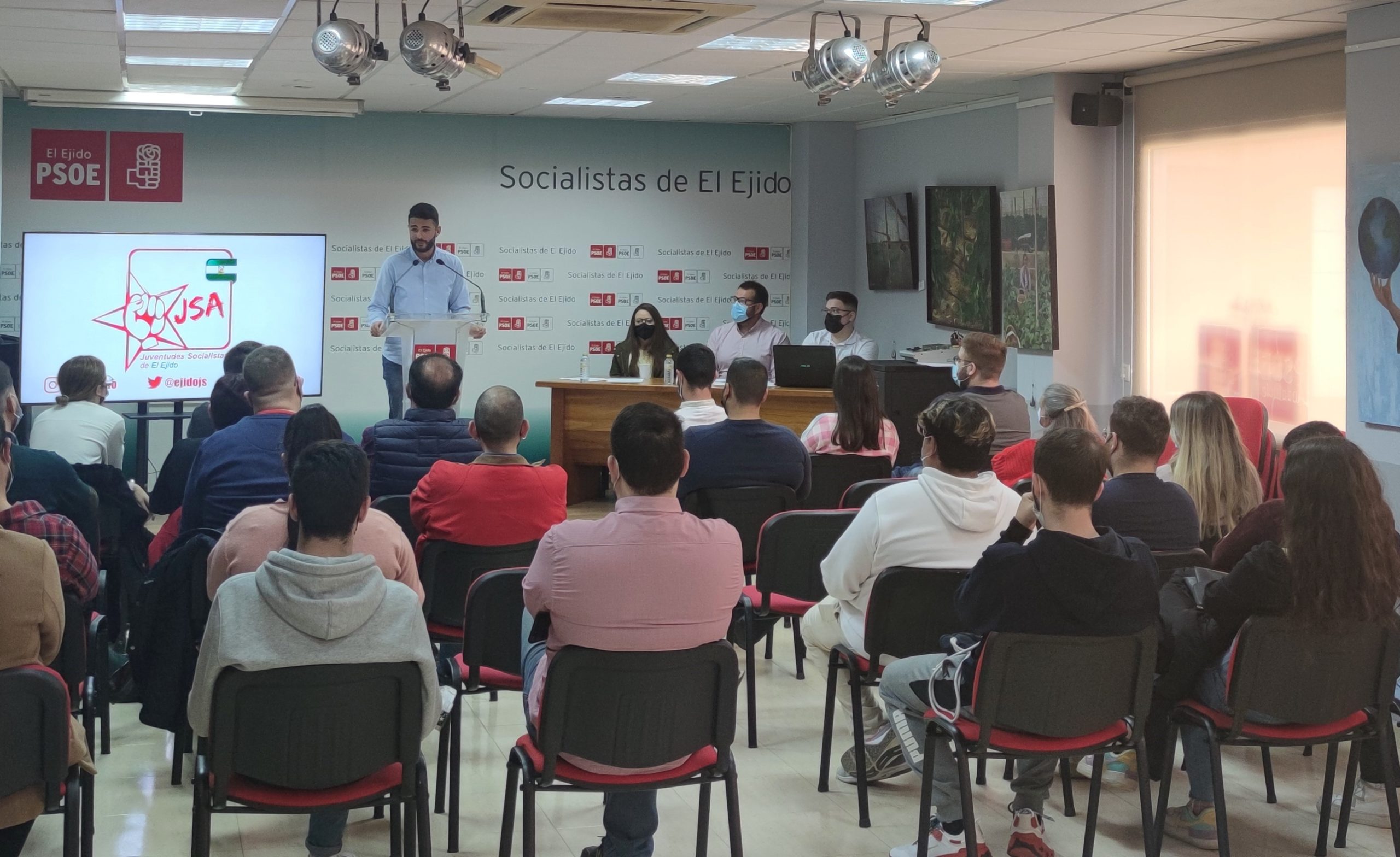 JSA.  Las Juventudes Socialistas de El Ejido piden al Pleno que apruebe una moción para la promoción del empleo juvenil ‘Joven Ahora’