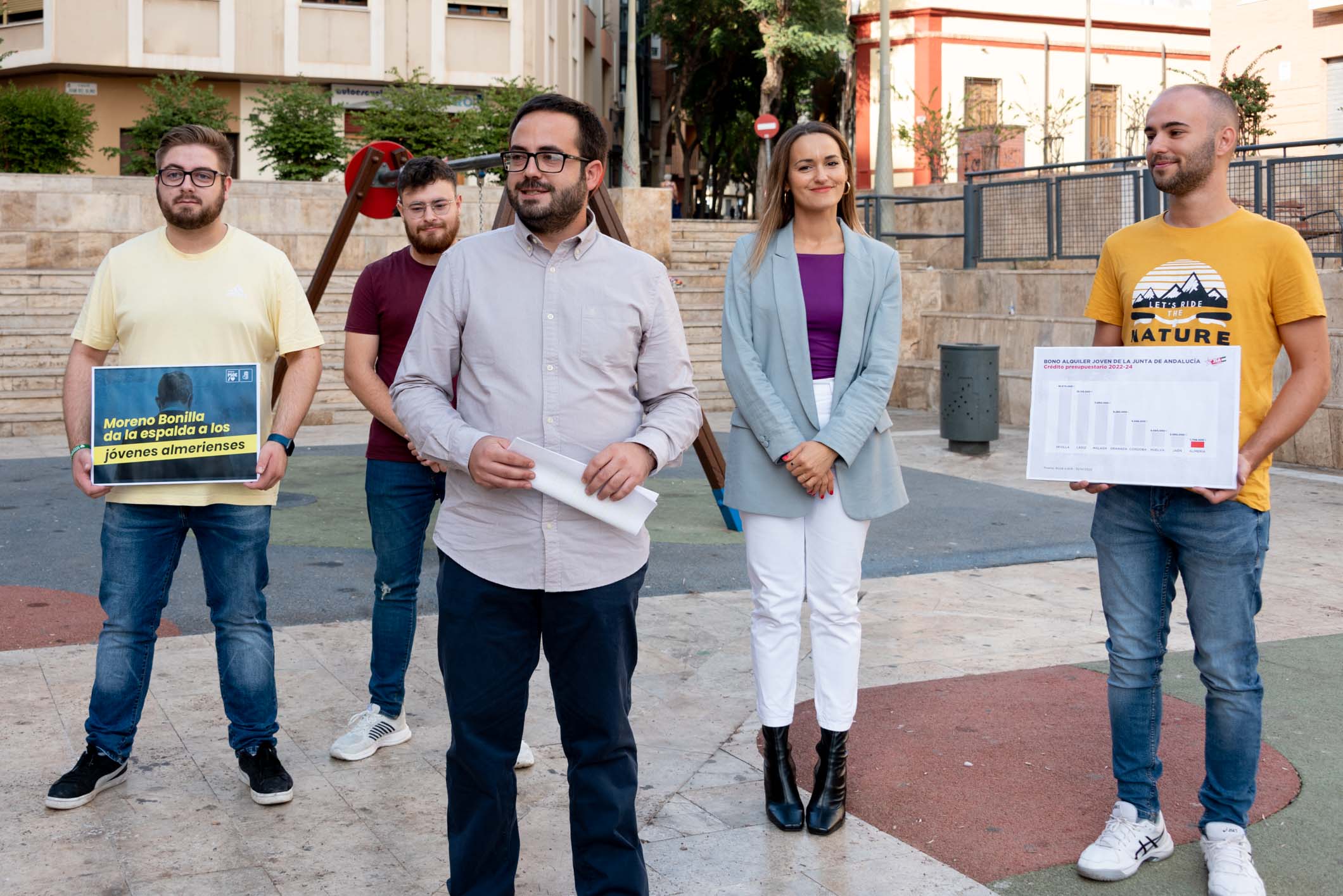 El PSOE reprocha a Moreno Bonilla que discrimine a los jóvenes almerienses y les deje a la cola en el Bono Alquiler