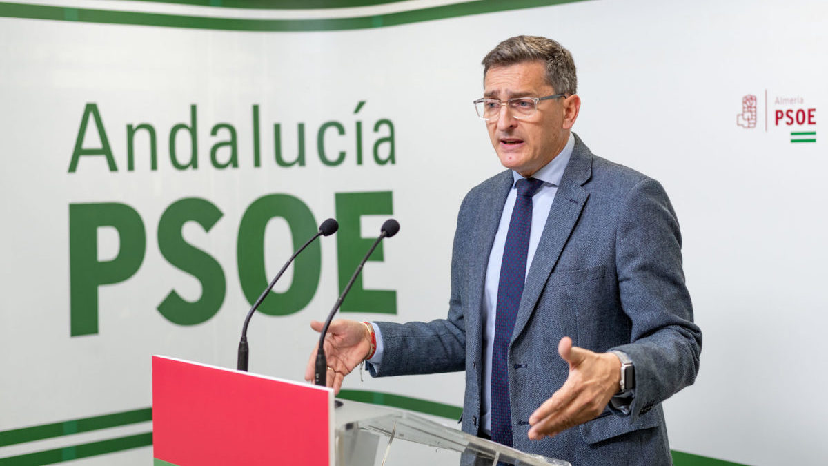 El PSOE urge a la Consejería de Fomento a arreglar la carretera entre Tabernas y Olula por desprendimientos