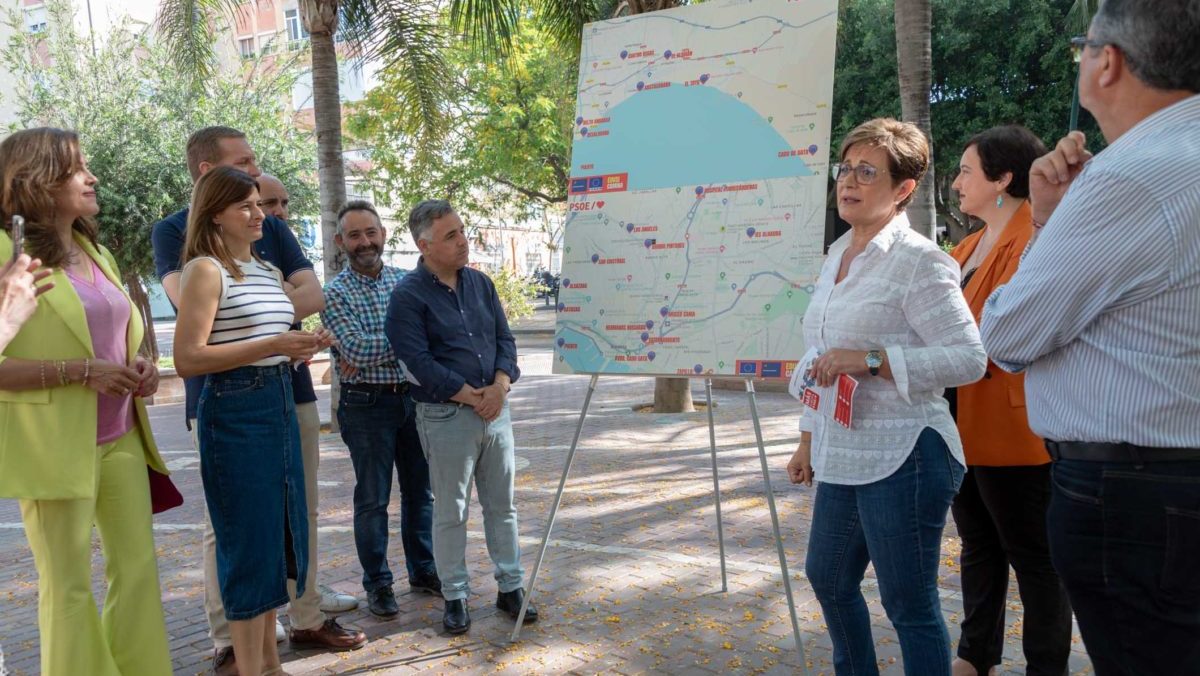 Valverde: “Las únicas obras de relevancia que se ejecutan en Almería proceden de los fondos europeos que rechazó Feijóo”