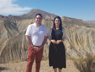 José Díaz y Noemí Cruz, en Tabernas