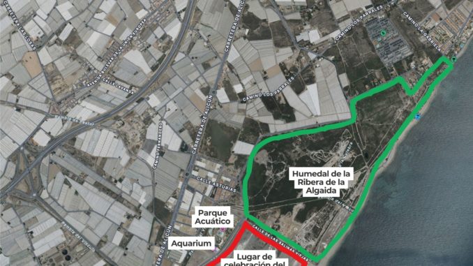 Mapa de la ubicación del Sunwaves Las Salinas