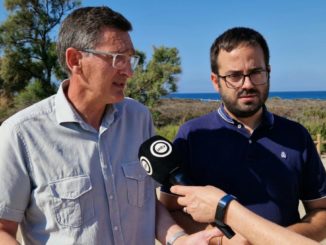 Los socialistas Sánchez Teruel y Garrido