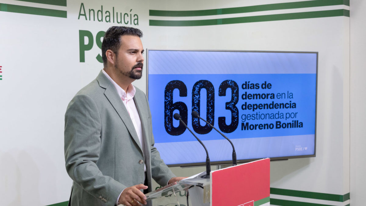 El PSOE lamenta que la demora para recibir la dependencia haya aumentado a 603 días en Andalucía