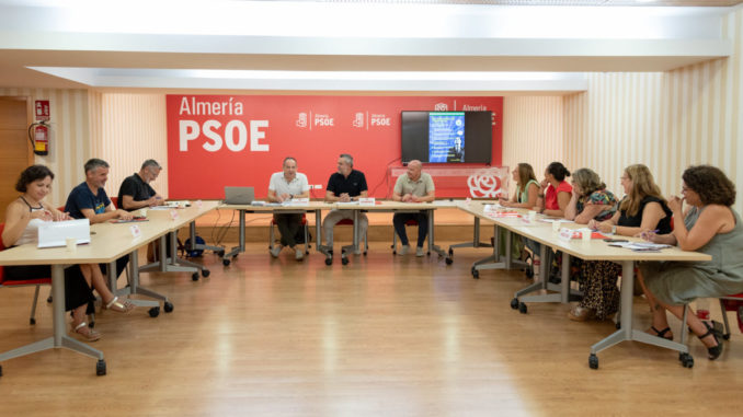 Reunión de Secretarios de Organización del PSOE de Andalucía en Almería