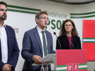 Mateo Hernández, José Luis Sánchez y Pilar Navarro