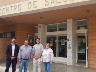 Mateo Hernández, José Miguel Alarcón y concejales socialistas ejidenses