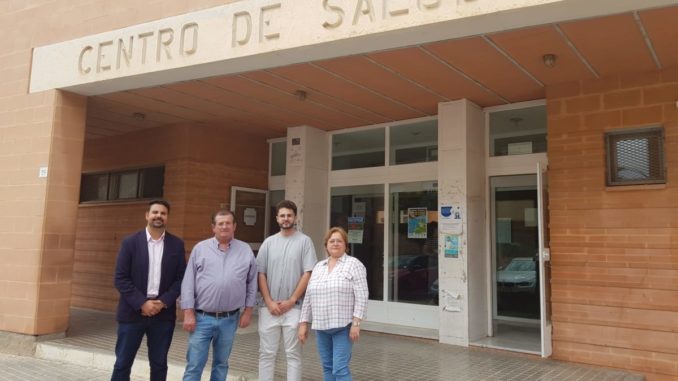 Mateo Hernández, José Miguel Alarcón y concejales socialistas ejidenses